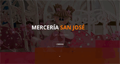 Desktop Screenshot of merceriasanjose.com